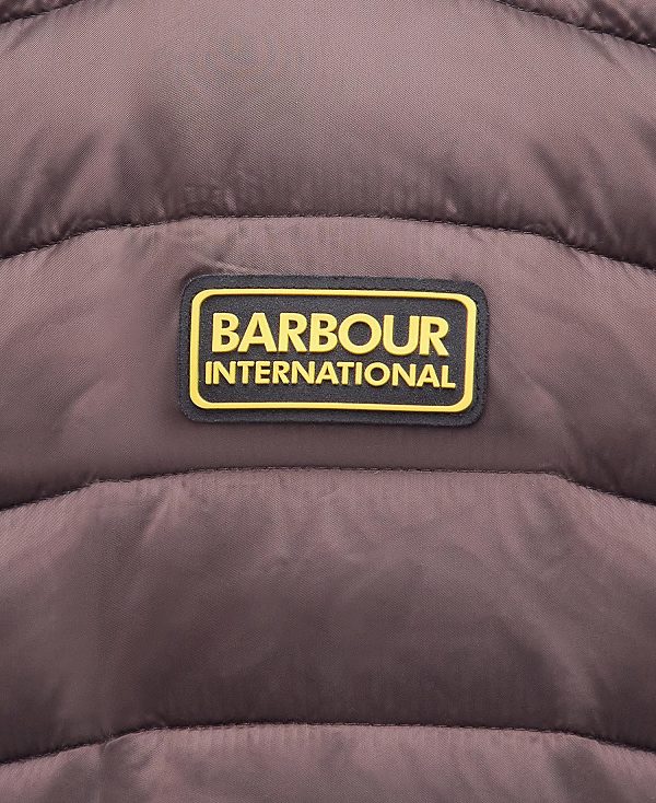 Barbour Racer Ouston Quilted Jacket Black | BABO87306