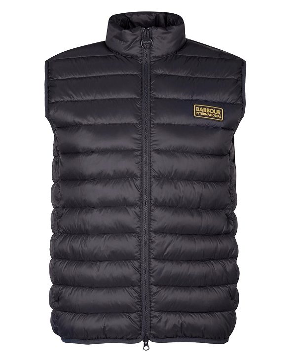 Barbour Racer Reed Gilet Black | BABO87528