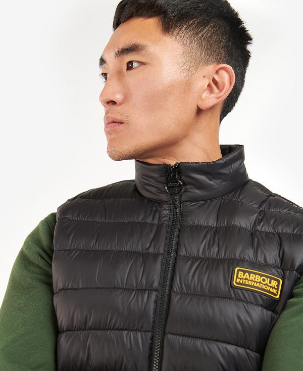 Barbour Racer Reed Gilet Black | BABO87528