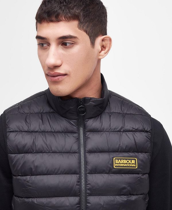 Barbour Racer Reed Gilet Black | BABO87528