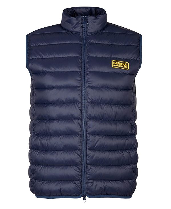 Barbour Racer Reed Gilet Navy | BABO87527