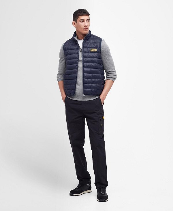 Barbour Racer Reed Gilet Navy | BABO87527