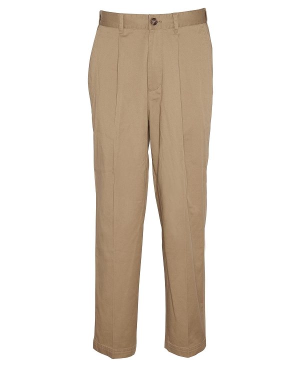 Barbour Raithwell Relaxed Trousers Brown | BABO88827