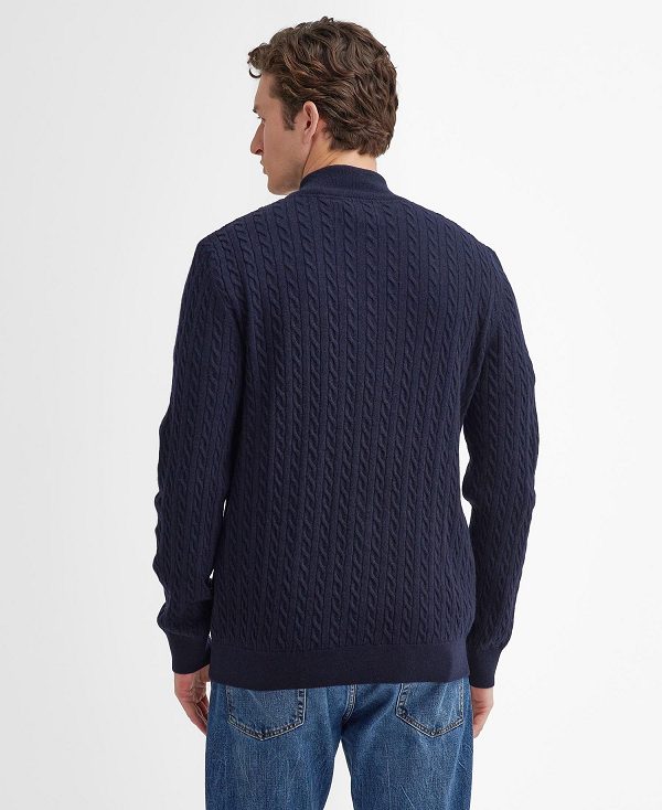 Barbour Ramsden Half-zip Jumper Navy | BABO88659