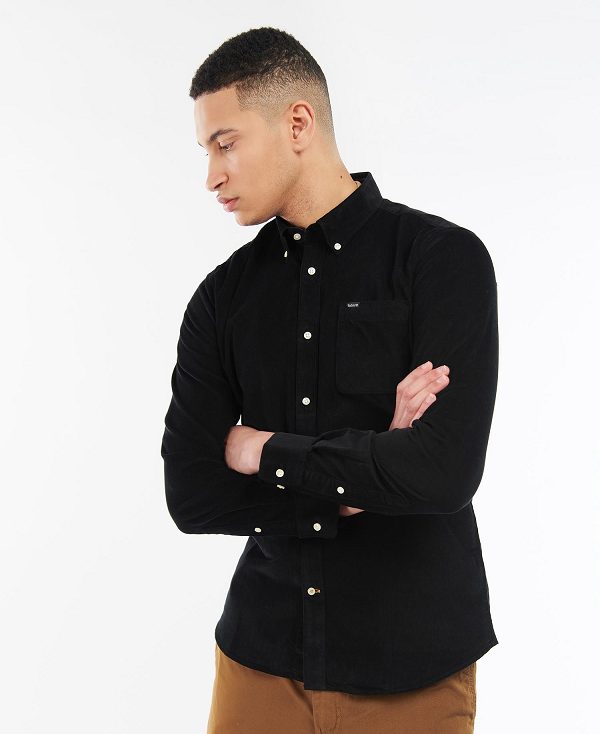 Barbour Ramsey Tailored Fit Shirt Black | BABO87800