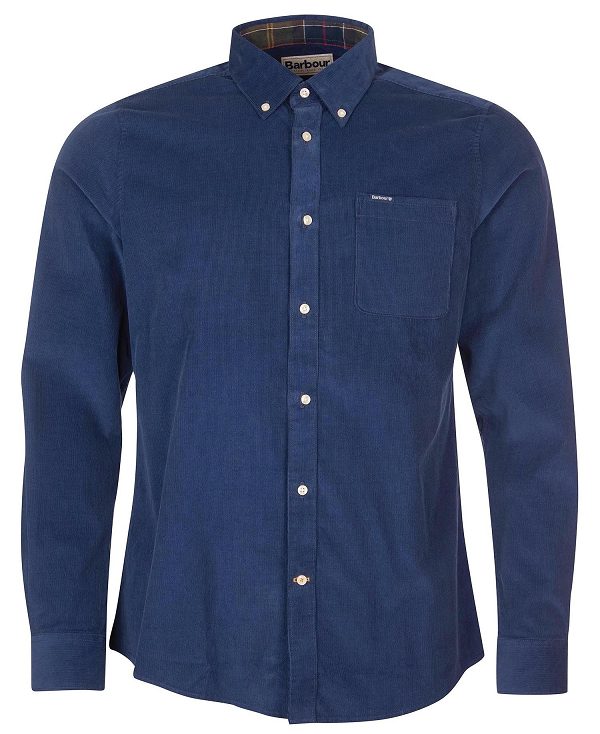 Barbour Ramsey Tailored Fit Shirt Blue | BABO87795