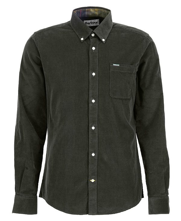 Barbour Ramsey Tailored Fit Shirt Forest | BABO87796