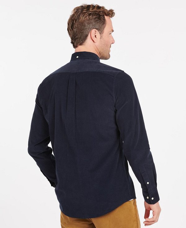 Barbour Ramsey Tailored Fit Shirt Navy | BABO87794