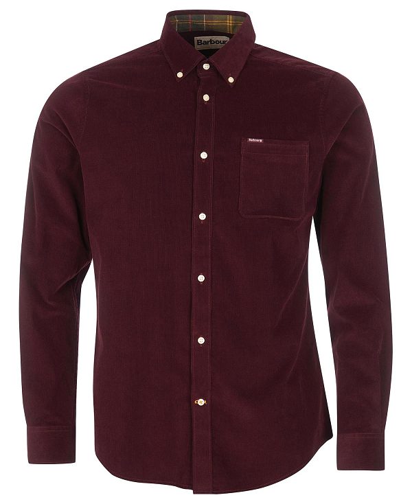 Barbour Ramsey Tailored Fit Shirt Red | BABO87792