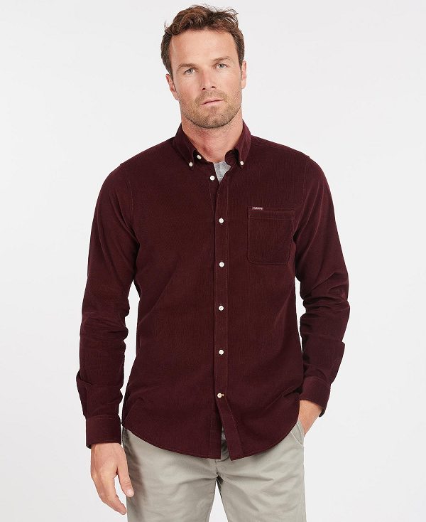 Barbour Ramsey Tailored Fit Shirt Red | BABO87792