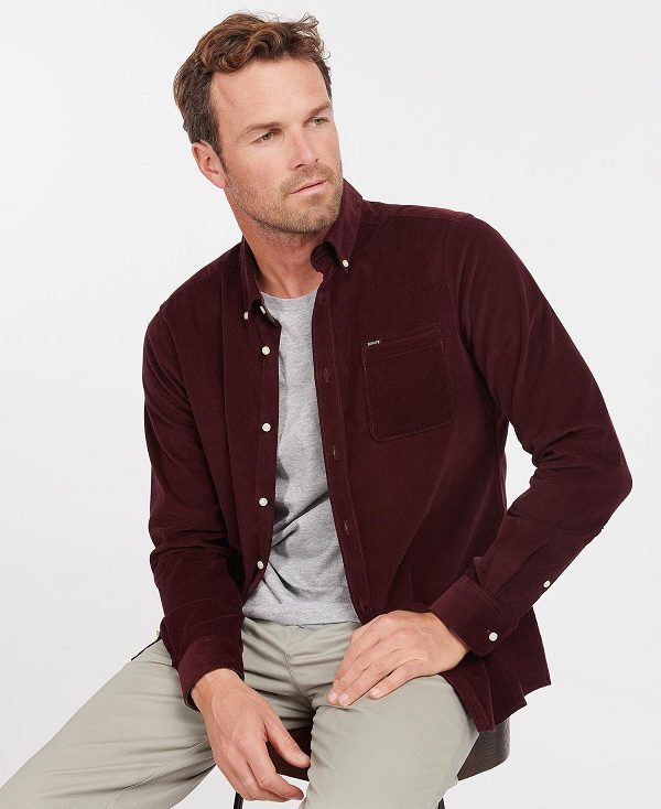 Barbour Ramsey Tailored Fit Shirt Red | BABO87792