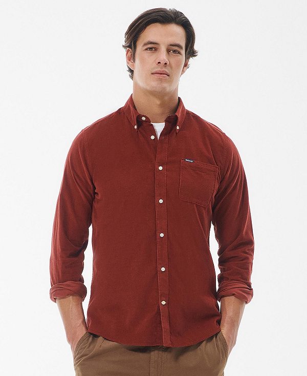 Barbour Ramsey Tailored Fit Shirt Red | BABO87799