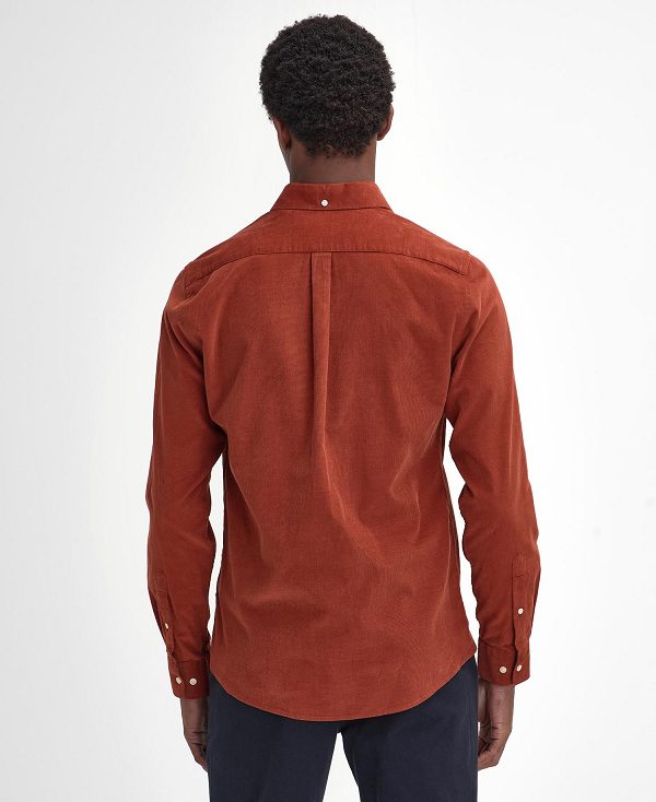 Barbour Ramsey Tailored Long-sleeved Shirt Orange | BABO87793