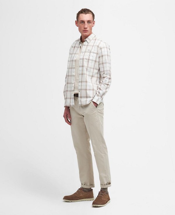 Barbour Rawley Tailored Long-sleeved Shirt Saltmarsh Tartan | BABO87789