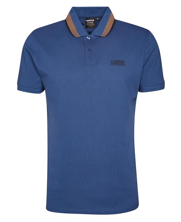 Barbour Re-amp Polo Shirt Blue | BABO88081