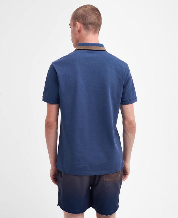 Barbour Re-amp Polo Shirt Blue | BABO88081