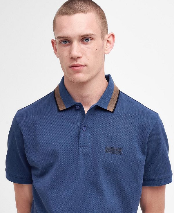 Barbour Re-amp Polo Shirt Blue | BABO88081