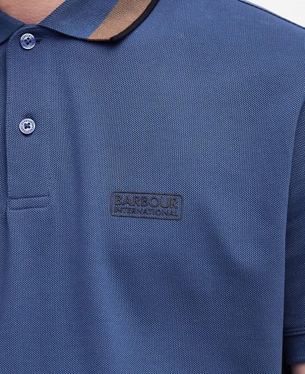 Barbour Re-amp Polo Shirt Blue | BABO88081