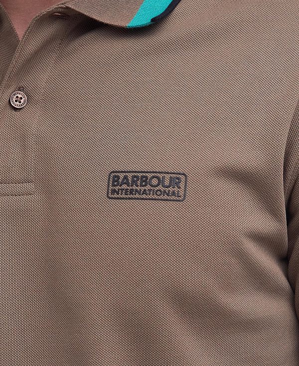 Barbour Re-amp Polo Shirt Brown | BABO88068