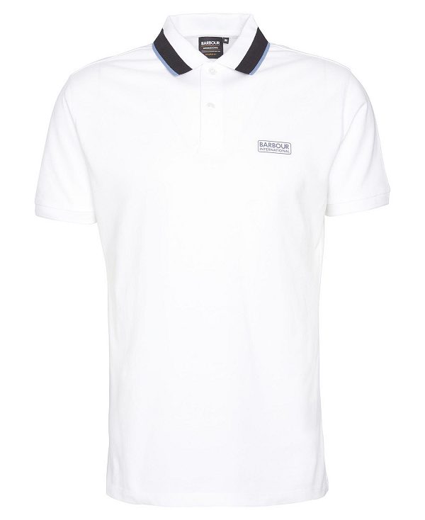 Barbour Re-amp Polo Shirt White | BABO88133