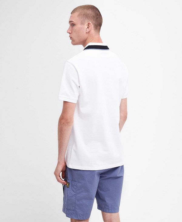 Barbour Re-amp Polo Shirt White | BABO88133