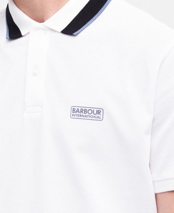 Barbour Re-amp Polo Shirt White | BABO88133