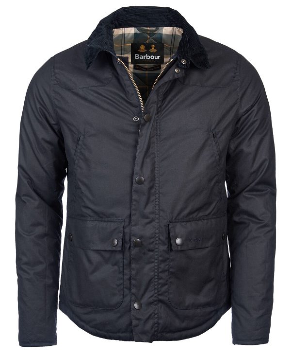 Barbour Reelin Wax Jacket Navy | BABO87241