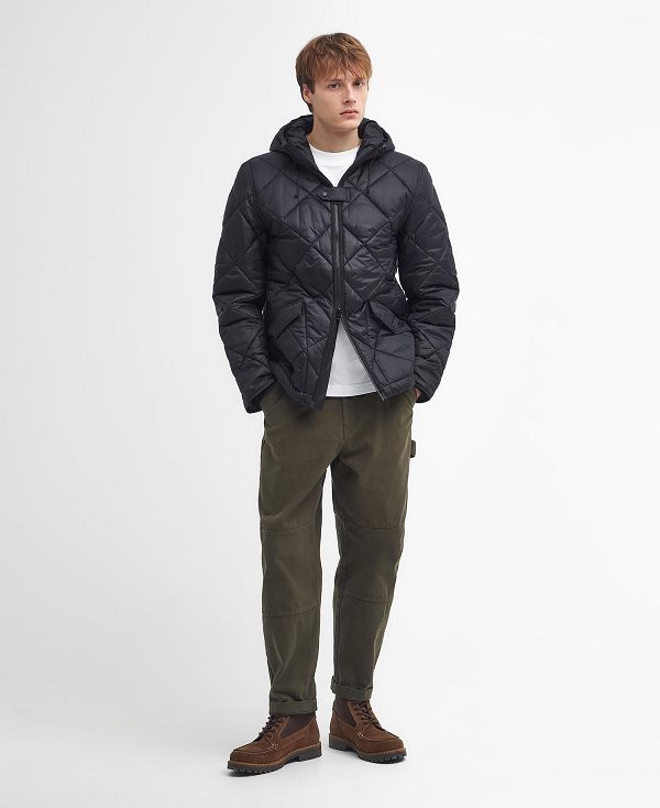 Barbour Re-engineered Endurance Quilted Jacket Black | BABO87379