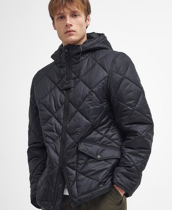 Barbour Re-engineered Endurance Quilted Jacket Black | BABO87379