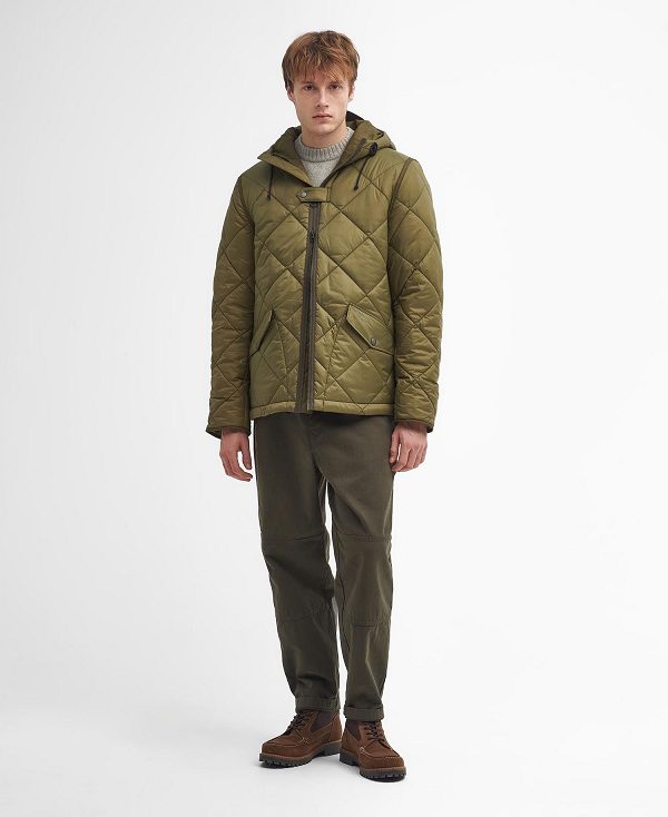 Barbour Re-engineered Endurance Quilted Jacket Light Sage | BABO87394