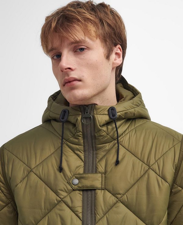 Barbour Re-engineered Endurance Quilted Jacket Light Sage | BABO87394