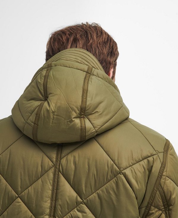 Barbour Re-engineered Endurance Quilted Jacket Light Sage | BABO87394