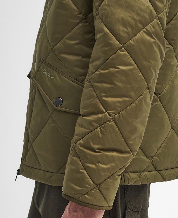 Barbour Re-engineered Endurance Quilted Jacket Light Sage | BABO87394