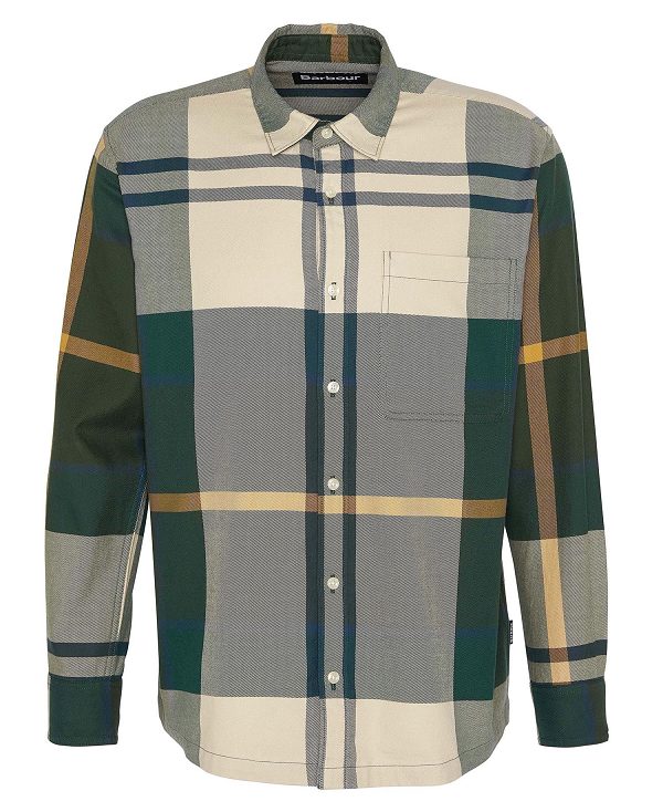 Barbour Renford Oversized Long-sleeved Tartan Shirt Multi | BABO87905