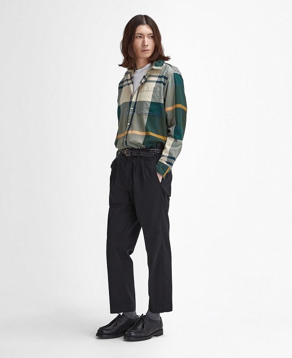 Barbour Renford Oversized Long-sleeved Tartan Shirt Multi | BABO87905