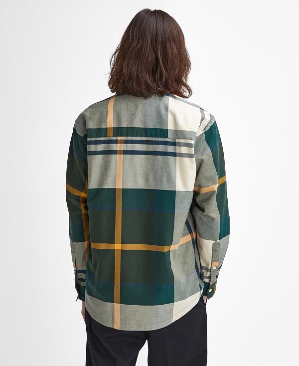 Barbour Renford Oversized Long-sleeved Tartan Shirt Multi | BABO87905