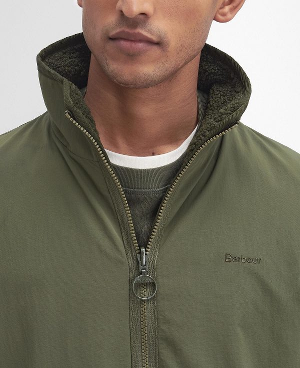 Barbour Reversible Fleece Green | BABO88722