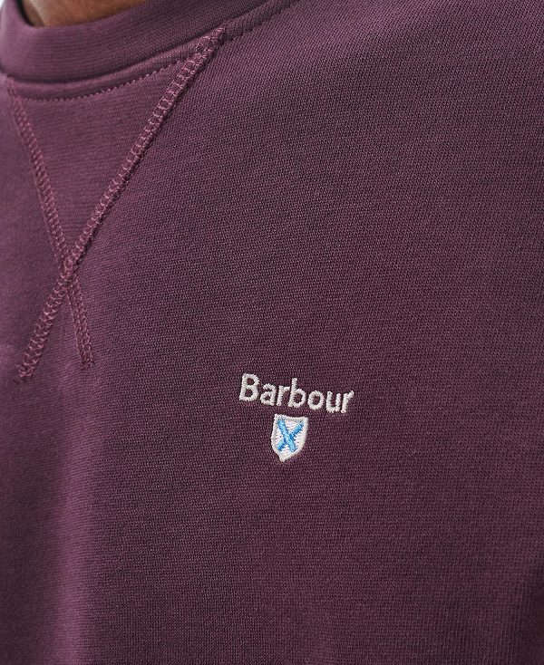 Barbour Ridsdale Crew-neck Sweatshirt Forest | BABO88433