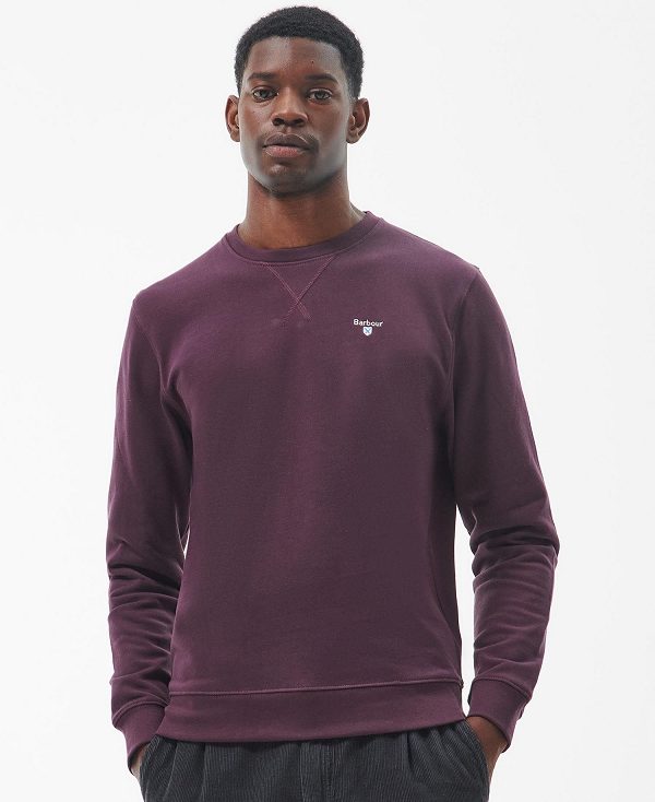 Barbour Ridsdale Crew-neck Sweatshirt Forest | BABO88433