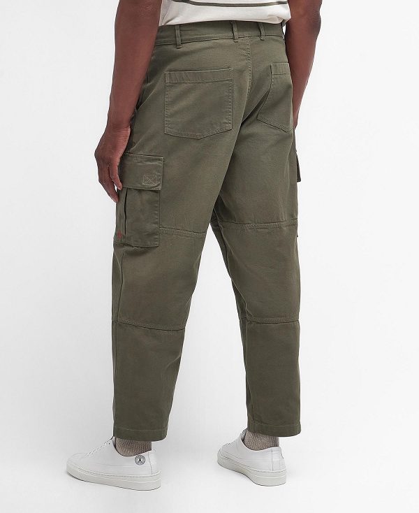 Barbour Robhill Cargo Trousers Dusty Olive | BABO88760