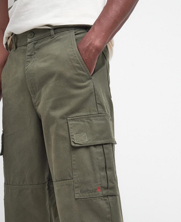 Barbour Robhill Cargo Trousers Dusty Olive | BABO88760