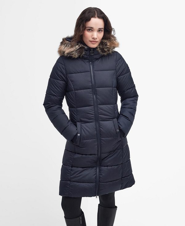 Barbour Rosoman Quilted Jacket Dk Navy | BABO89321