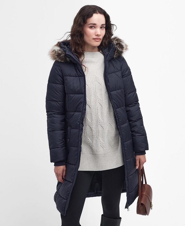 Barbour Rosoman Quilted Jacket Dk Navy | BABO89321