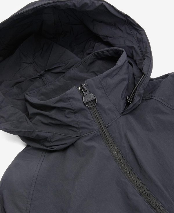 Barbour Rouse Showerproof Bomber Jacket Navy | BABO89399