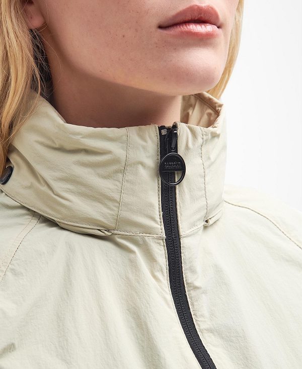 Barbour Rouse Showerproof Bomber Jacket Stone | BABO89410