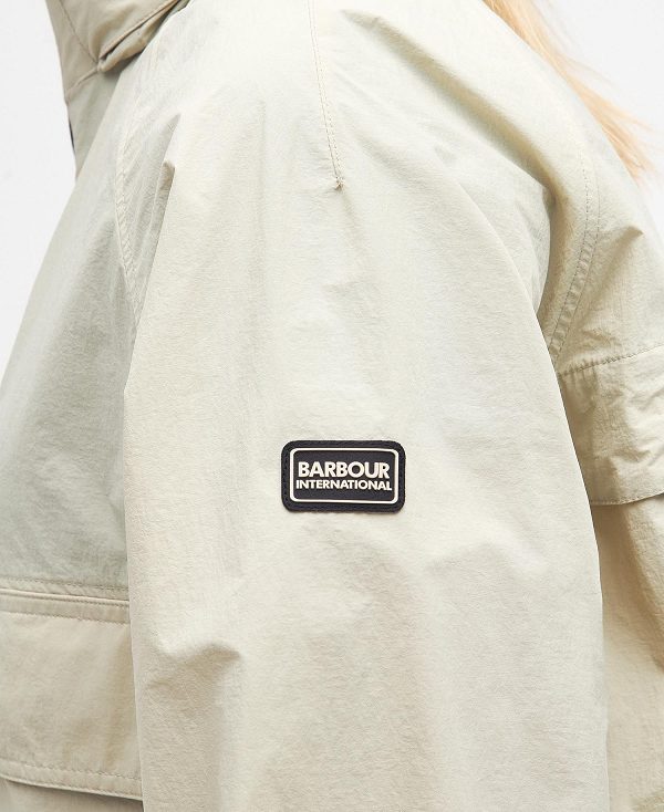 Barbour Rouse Showerproof Bomber Jacket Stone | BABO89410