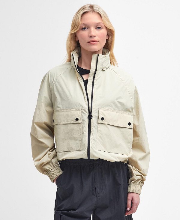 Barbour Rouse Showerproof Bomber Jacket Stone | BABO89410