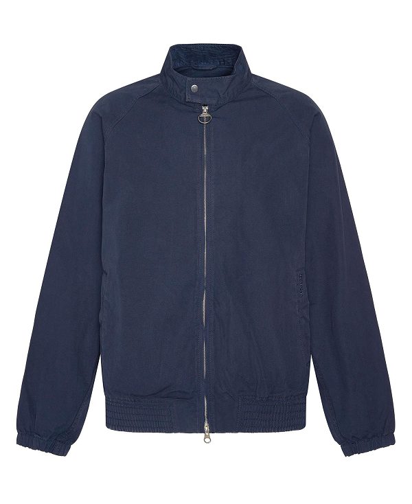 Barbour Royston Cotton Harrington Jacket Navy | BABO87484