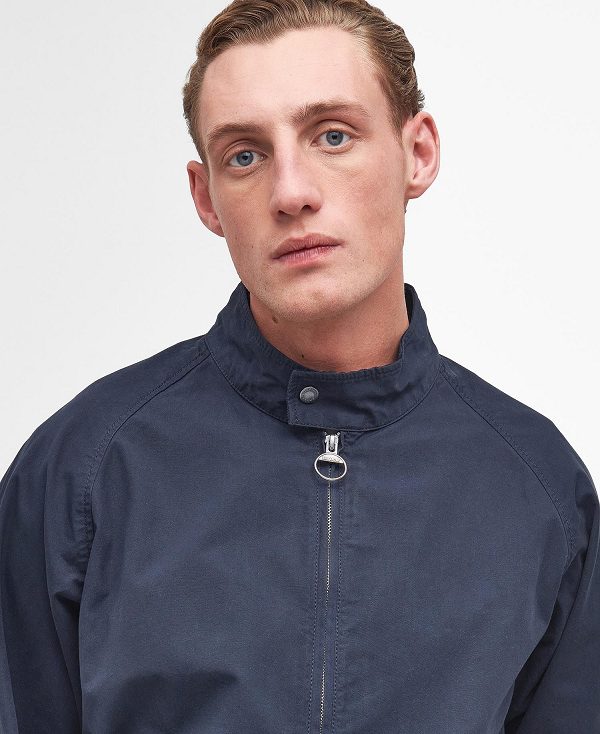 Barbour Royston Cotton Harrington Jacket Navy | BABO87484