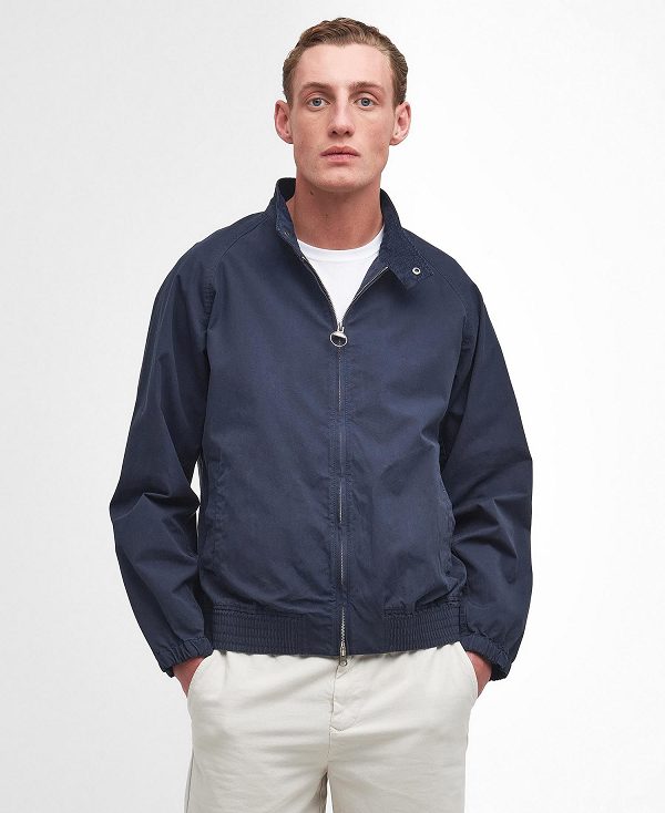 Barbour Royston Cotton Harrington Jacket Navy | BABO87484